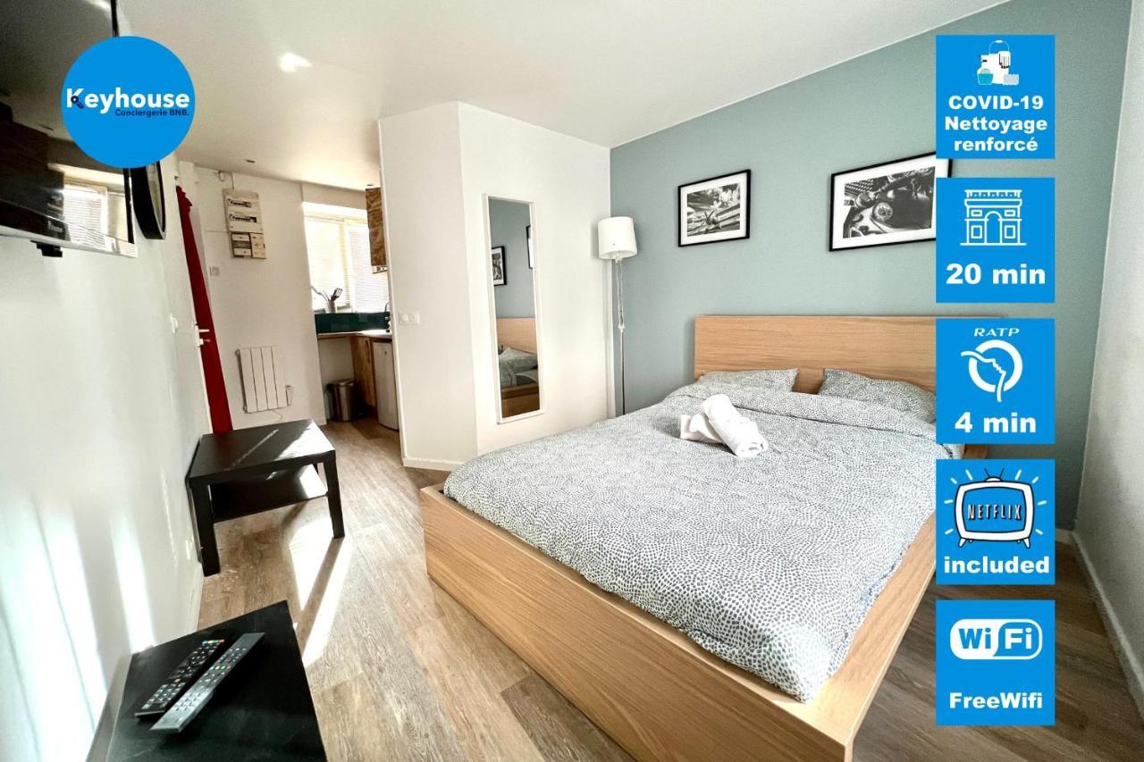 Studio 2 People Wifi Netflix Proche Paris Lejlighed Le Pré-Saint-Gervais Eksteriør billede